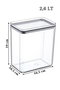 Hermia Set de 6 Cajas de Almacenamiento Transparentes